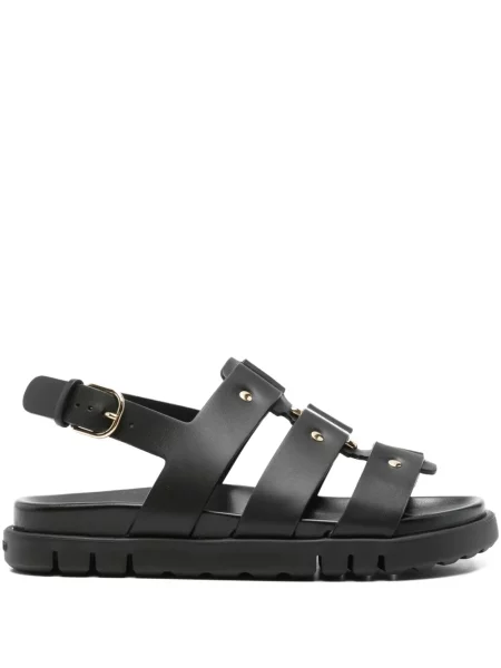 Sandale Ferragamo cu tepi negru