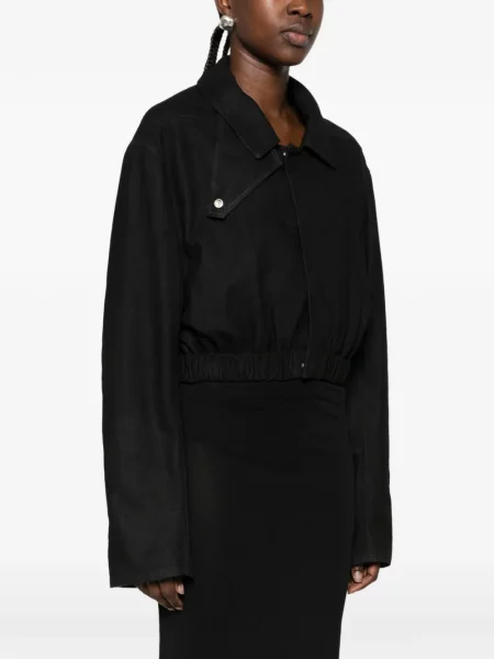 Decupat geacă Rick Owens negru