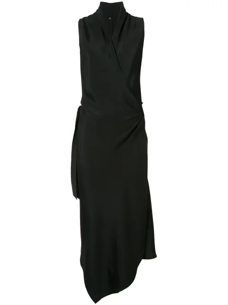 Rochie Peter Cohen de mătase de costum negru