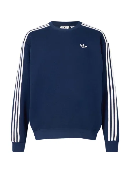 ADIDAS ORIGINALS Mikina ADICOLOR OVERSIZED námornícka modrá biela