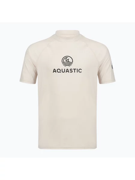 Футболка AQUASTIC Rimos UV UPF beige бежева