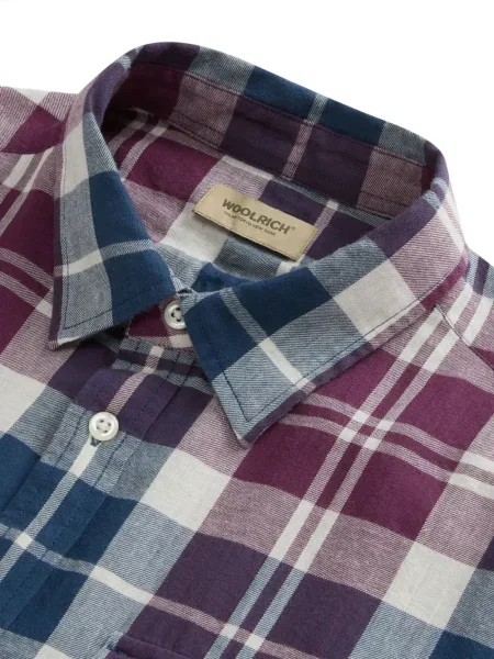 Cămașă Woolrich albastru