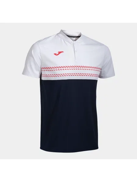 Koszulka Joma Smash Short Sleeve Polo navy/white/red M biała