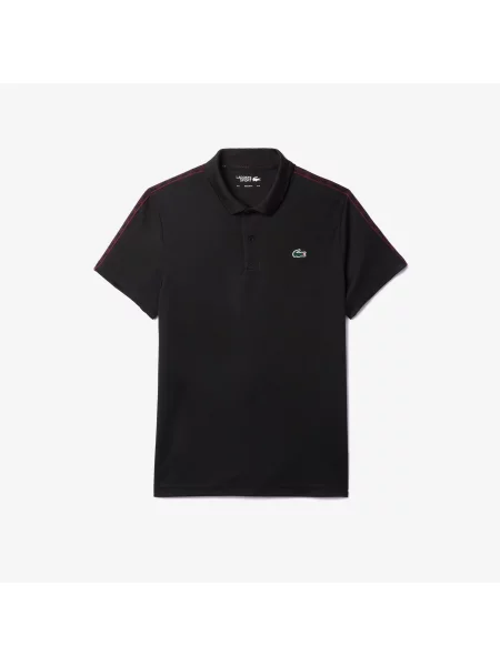 Lacoste Koszulka Tenisowa Polo Z Piké O Regularnym Kroju Ultra Dry czarny