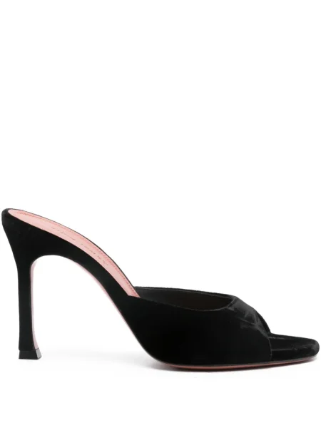 Papuci tip mules Amina Muaddi negru