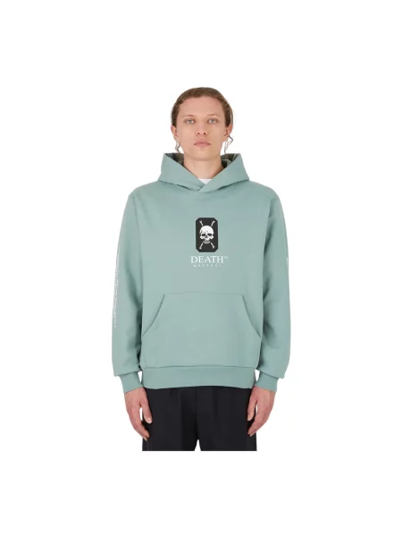 Bluza z kapturem Death Cigarettes z kapturem zielona