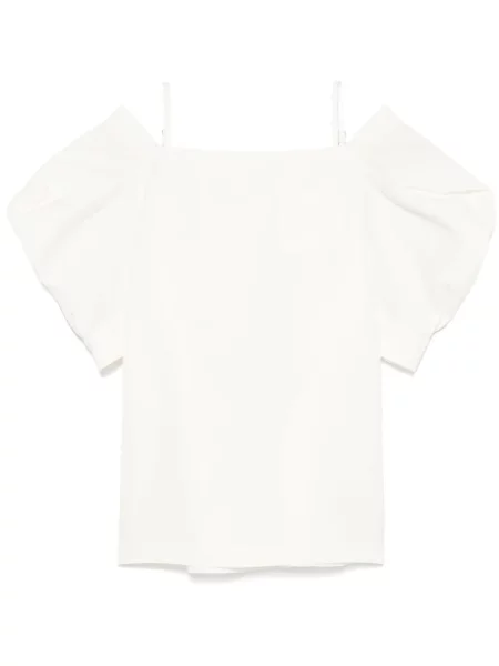 Rochie mini Sacai de costum alb