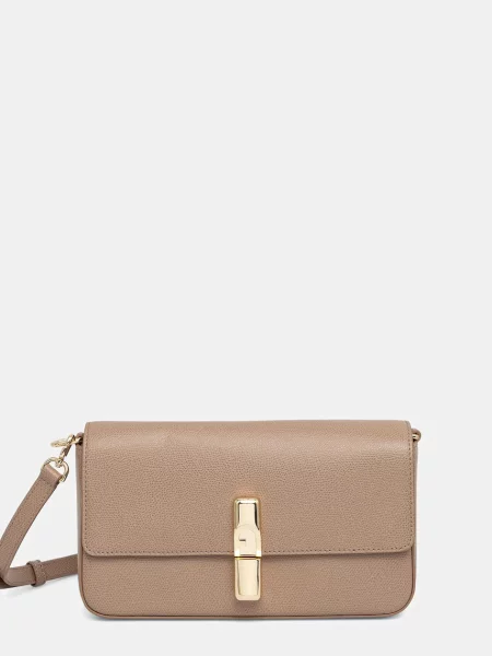 Geanta de piele Furla din piele bej