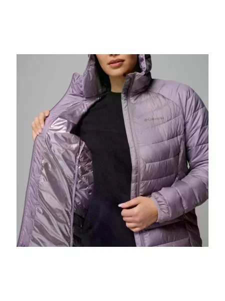 Geacă Columbia cu glugă violet