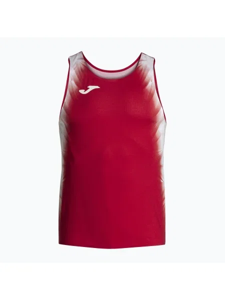 Мъжка тениска за бягане Joma Elite XI червено/бяло бяло