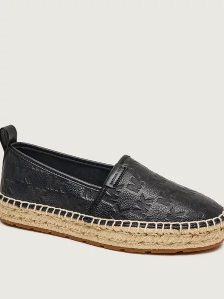 Michael Kors De piele espadrile ELIAS negru