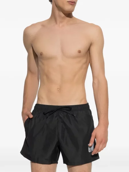 Slip de baie Moschino cu imagine negru