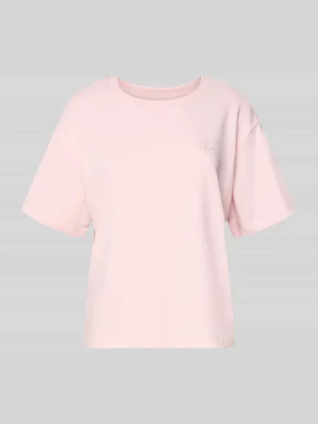 Bluza z krótkim rękawem z haftem Review