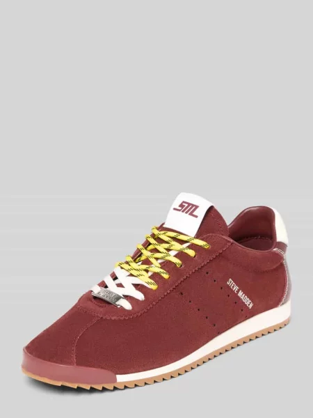 Sneakersy sznurowane model ‘Mirage’ Steve Madden bordowe