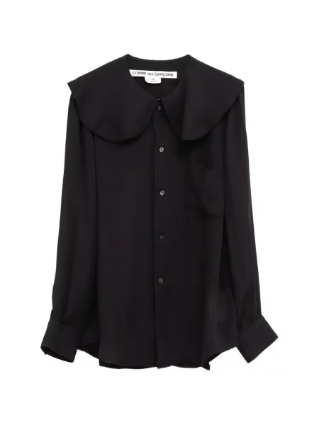 S límcem košile Comme Des Garçons černá