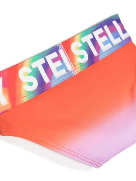 Bikini dziecięce Stella Mccartney pomarańczowe