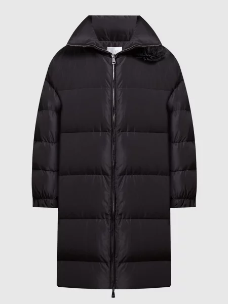 Стьобаний пуховик з брошкою Giuseppe Di Morabito Milano чорний