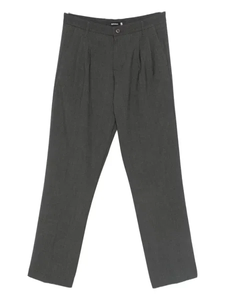 Pantaloni Imperial plisate gri