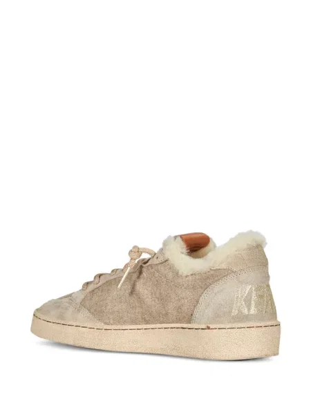 Top Golden Goose din piele alb