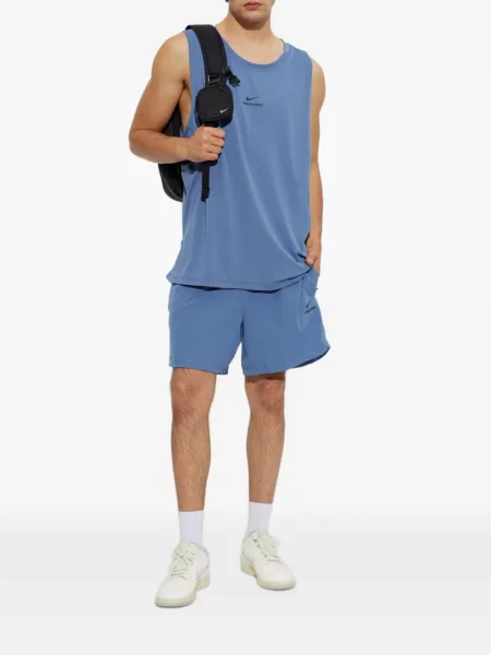Γυμναστήριο fleece ρετρό σορτς Nike μπλε