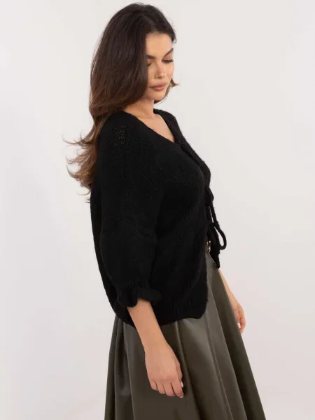 Pulover Italy Moda negru