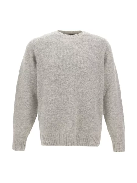 Sweter Filippo De Laurentiis wełniany szary