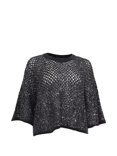 Pulover Ba&sh cu paiete negru