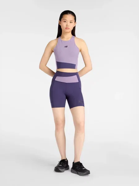 Спортивные шорты New Balance фиолетовые