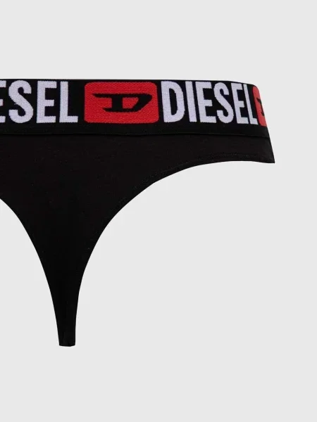 DIESEL String bugyik STARS vérvörös / fekete fehér