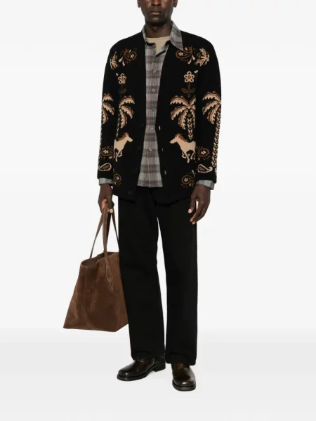 Cardigan Alanui tricotate negru