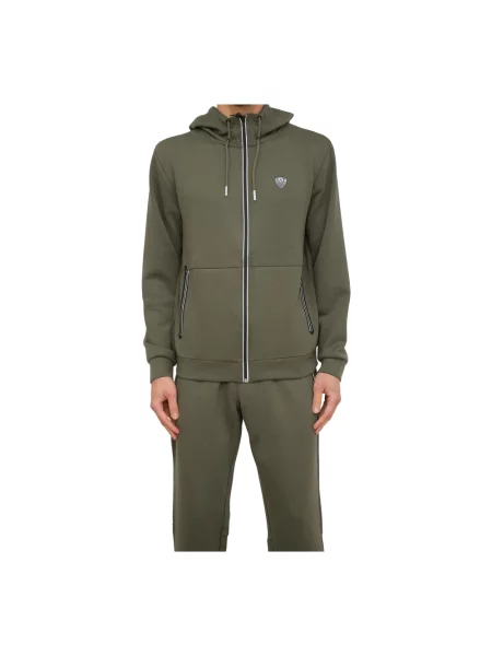 Bluza rozpinana Emporio Armani Ea7 zielona