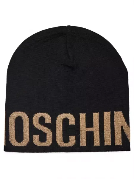 Moschino De lână căciulă negru