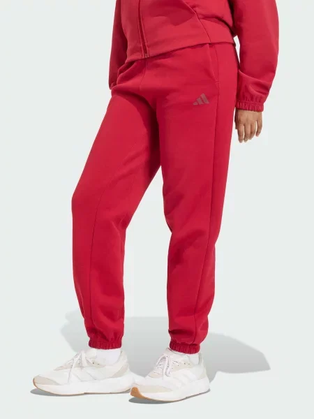 Повседневные брюки Adidas бордовые