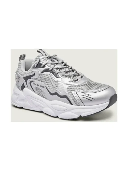 Plein Sport Sneakers TRACK-KING MAG argintiu