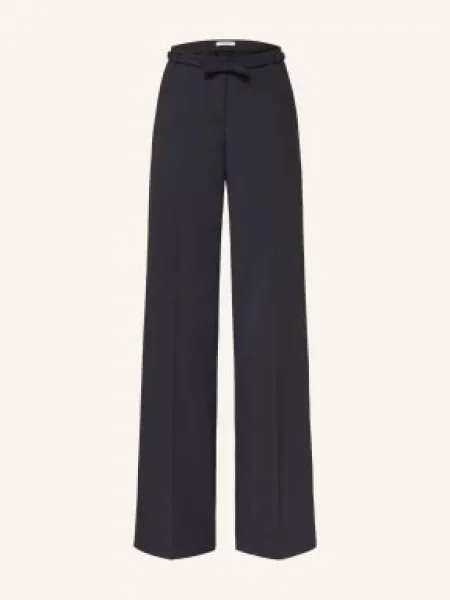 Dorothee Schumacher Chino Kalhoty Light Layer tmavě modrá