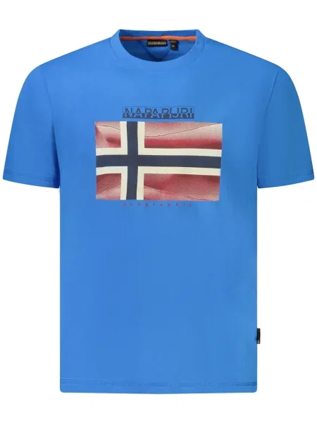 Tricou Napapijri scurt albastru