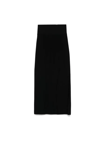 Sukienka midi Mugler biznesowa czarna
