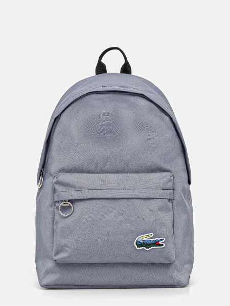 Раница Lacoste голям с изчистен дизайн синьо