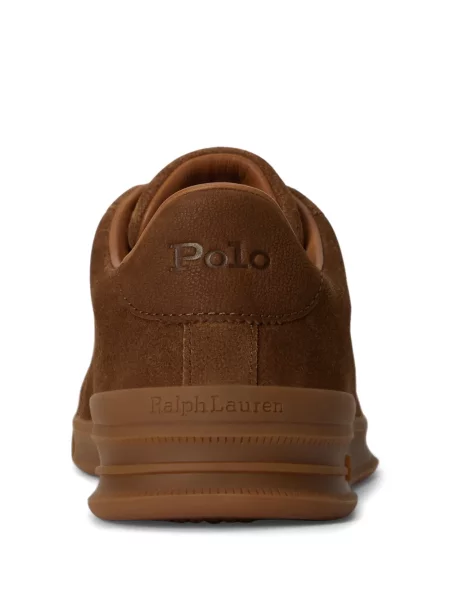 Τένις sneakers Polo Ralph Lauren με αυτόγραφο tweed μαύρο