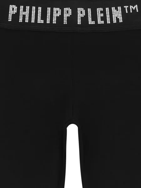 Legginsy dziecięce Philipp Plein czarne