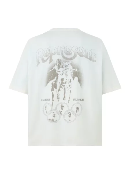 Represent T-shirt z bawełną biała