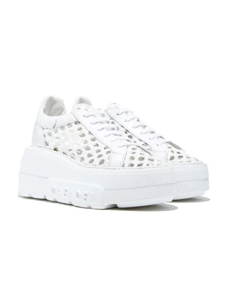 Sneakersy Casadei skórzane białe