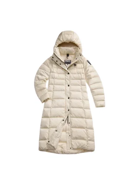 Długi płaszcz Blauer beżowy