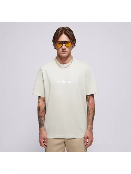 Adidas T-Shirt M Lin Sj T beżowa