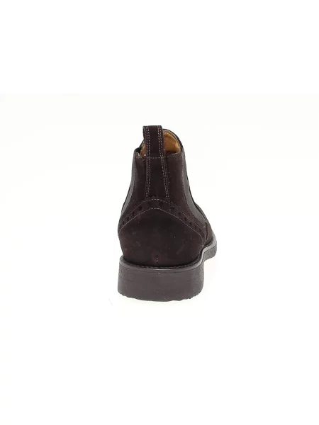 Buty do kostki Antica Cuoieria skórzane brązowe