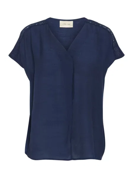 Cream Bluză Henja bleumarin