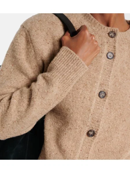 Cardigan Róhe de lână maro