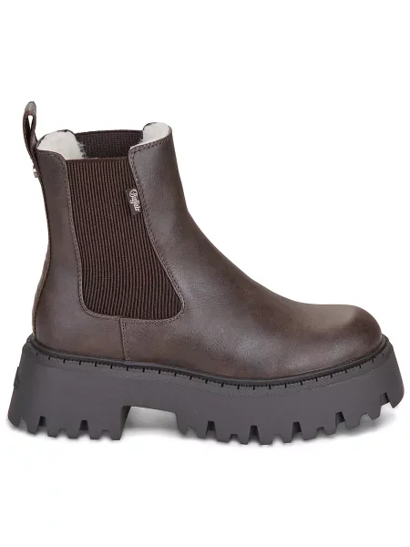 Chelsea boots Buffalo hnedá