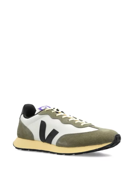 Sneakerși Veja din piele de căprioară verde