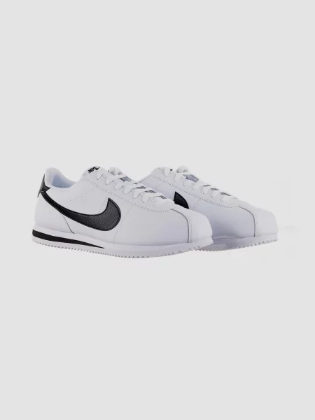 Кожаные кроссовки Nike Cortez белые